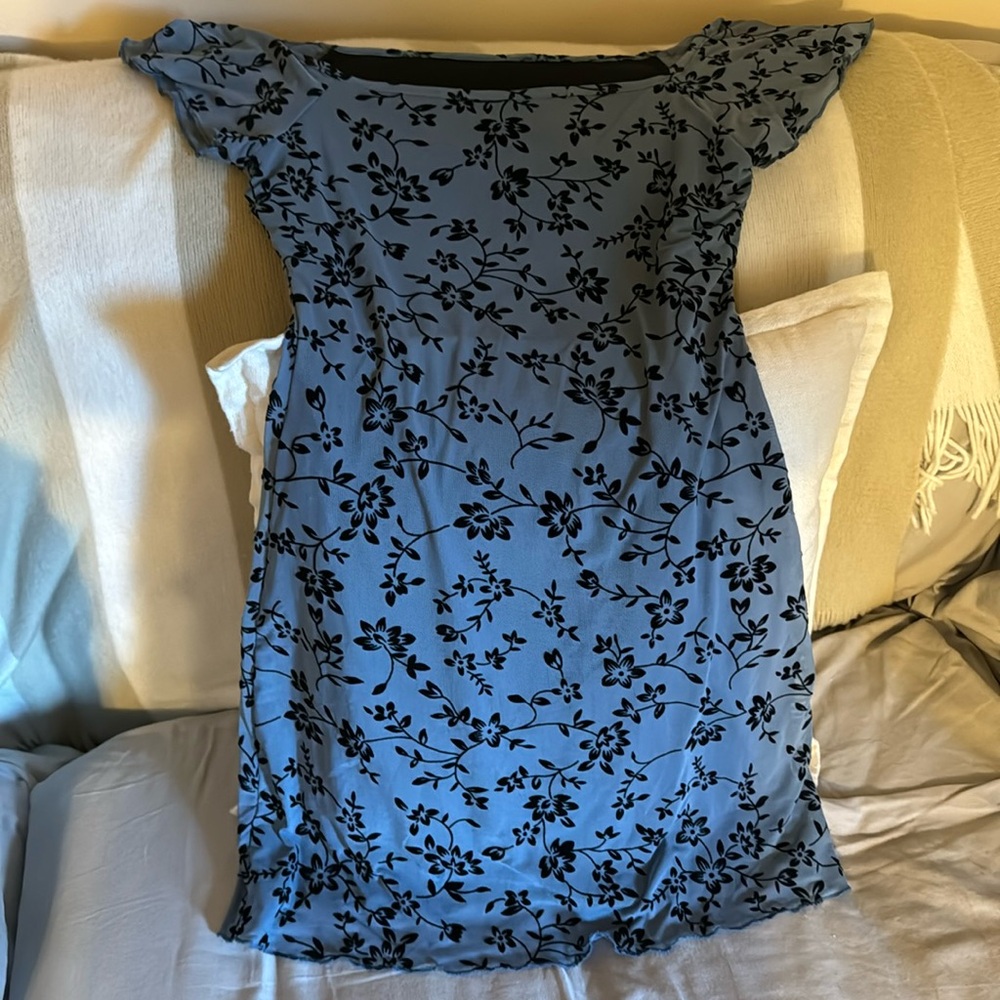 Black and Blue Date night dress